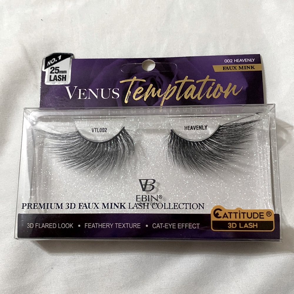 Venus Temptation ebin New York faux mink lash collection feathery texture